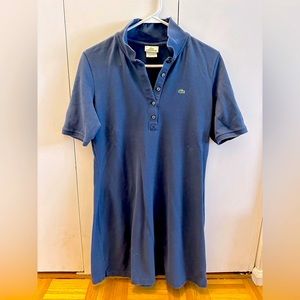 Lacoste Polo Dress Blue